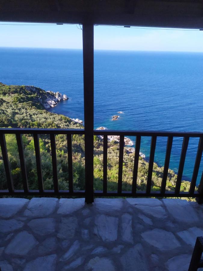 Triple Studio Room With The Most Beatifull View In Mylopotamos Tsagarada Exteriör bild